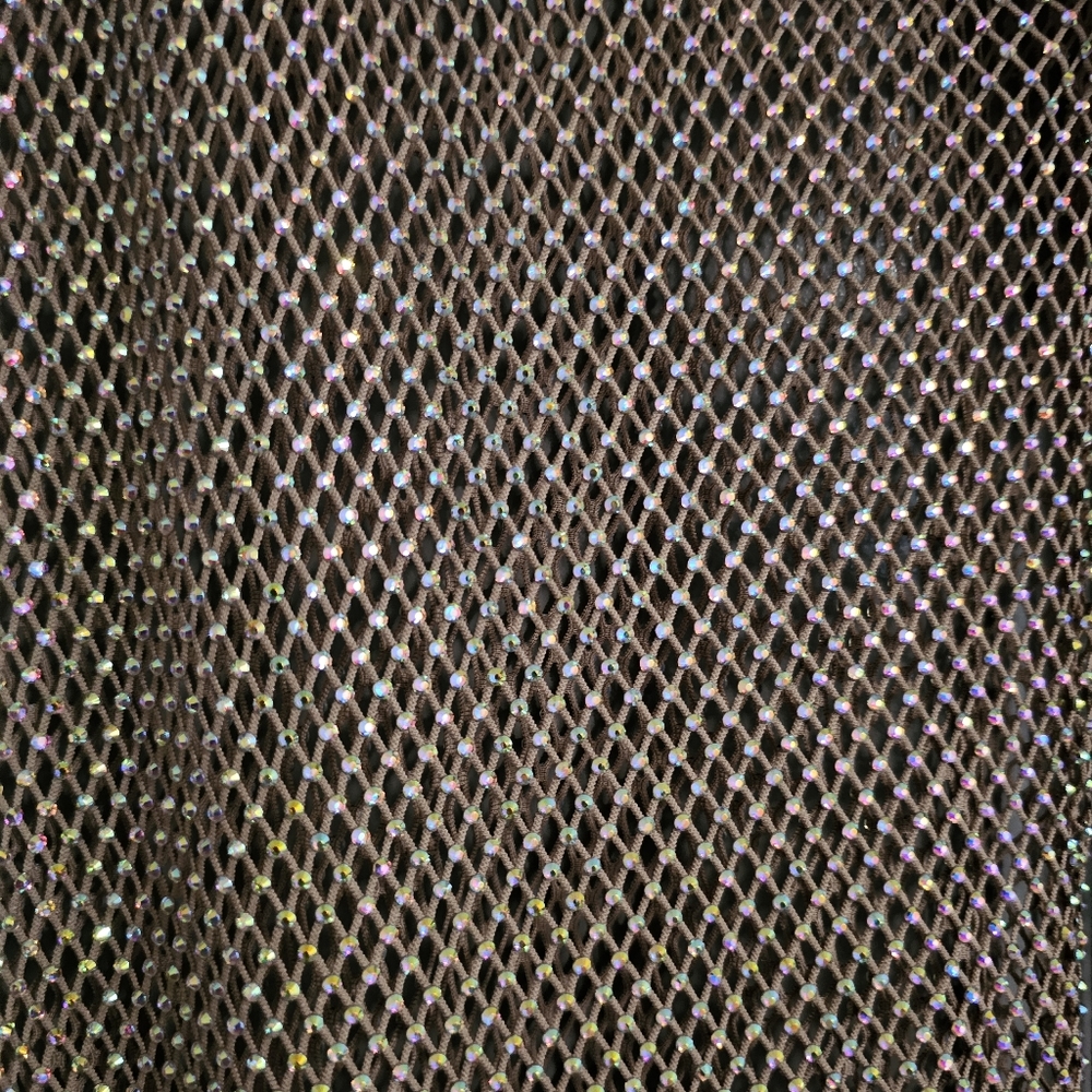 Free People Fishnet Rhinestone Top, Size S - Picture 6 of 9